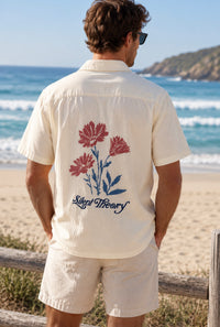 SILENT THEORY / FLORAL CROSS STITCH SHIRT / 4088126