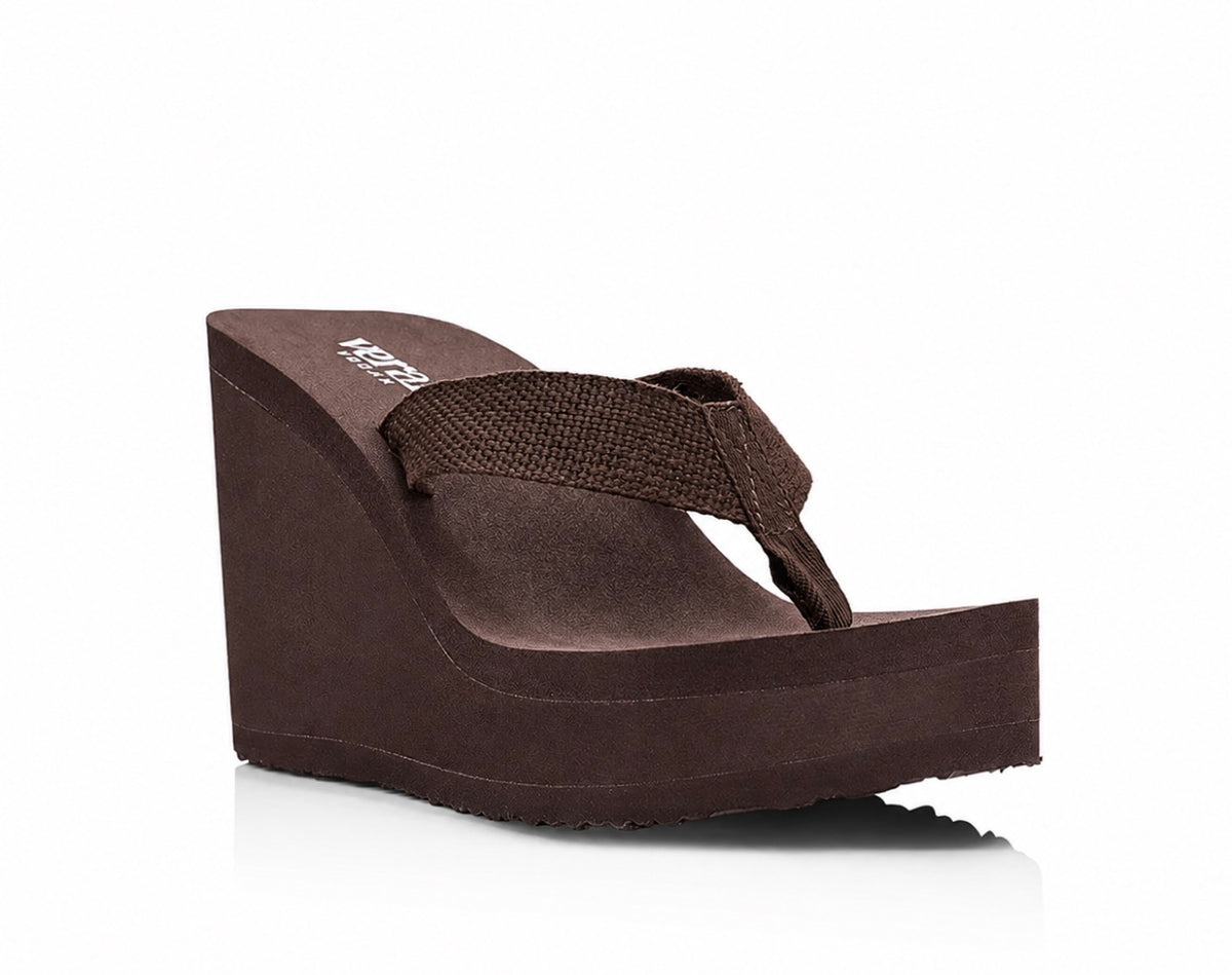 VERALI / JOEY PLATFORM WEDGE / CHOCOLATE