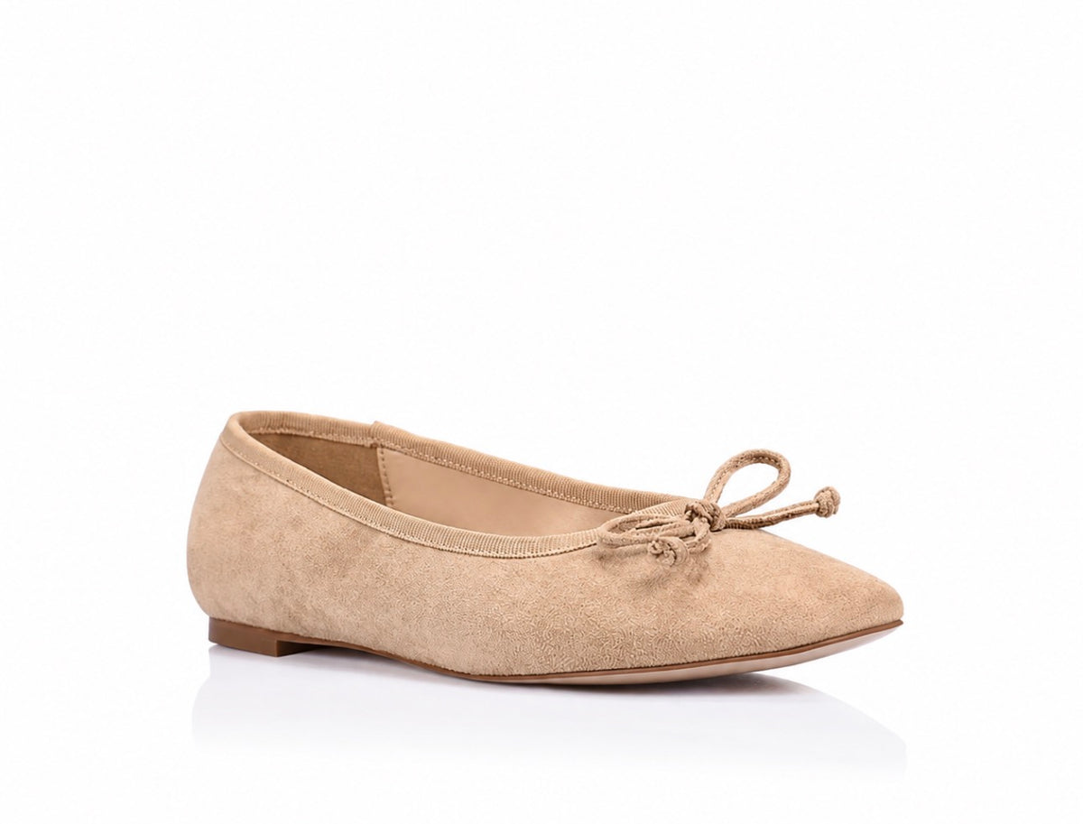 VERALI / EUGENIE BALLET FLATS / SAND BEIGE MICRO