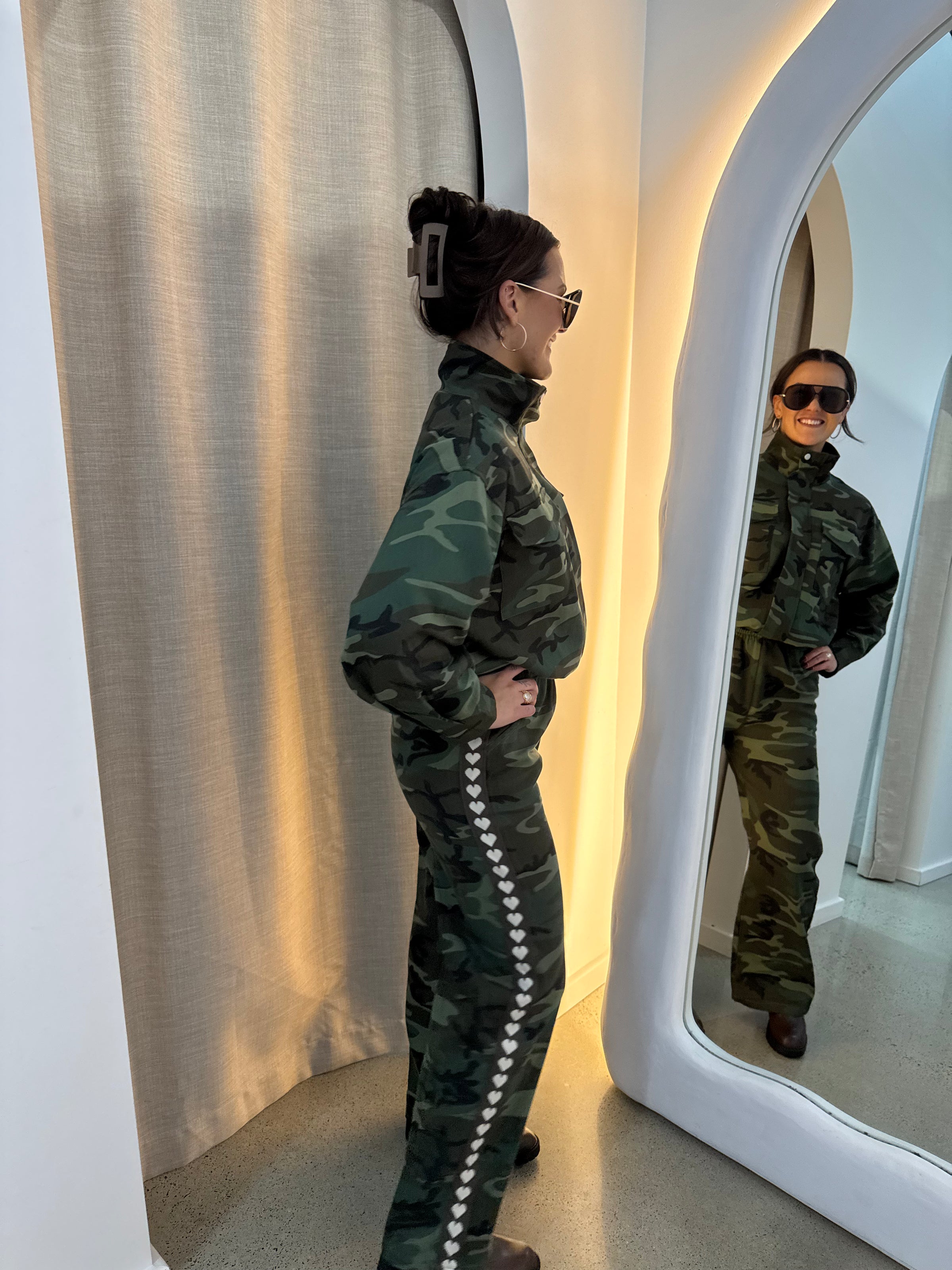 BY FRANKIE / CAMO BOMBER / 889-4