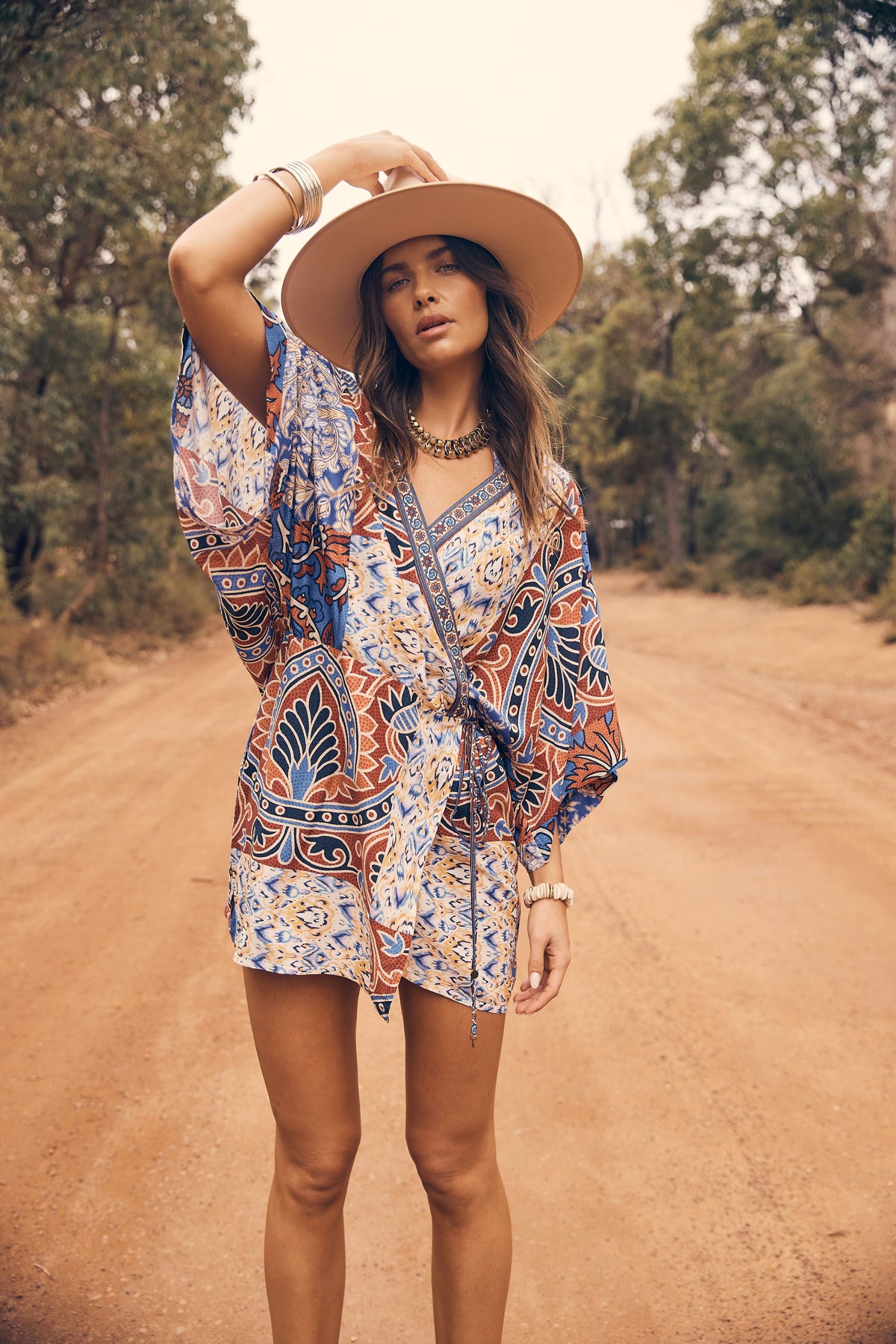 TIGERLILY / AZURA TALI MINI WRAP DRESS / T763409