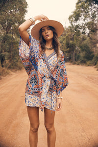 TIGERLILY / AZURA TALI MINI WRAP DRESS / T763409