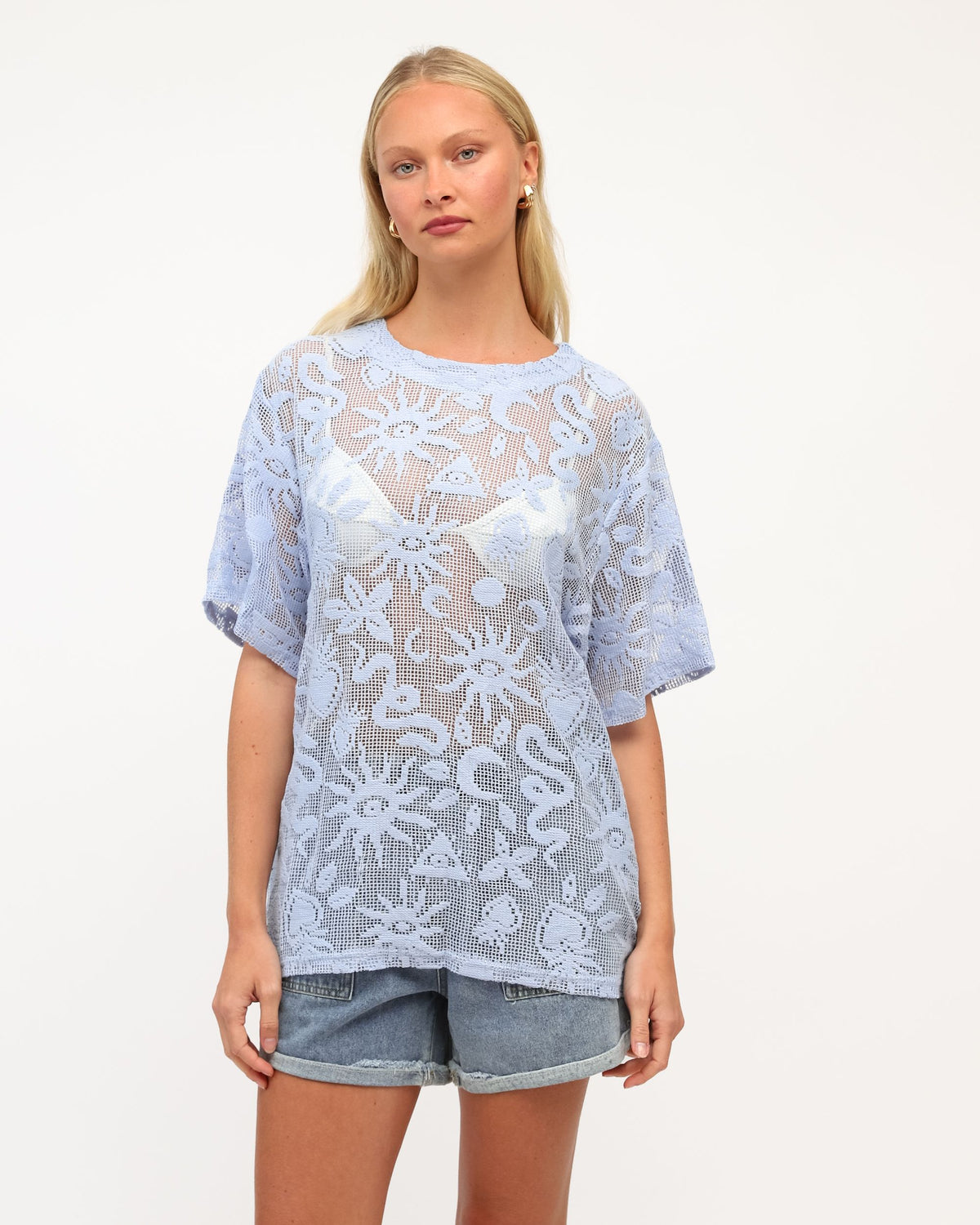 PAPER HEART / SUNS EYE TEE / BLUE / PH14411-1