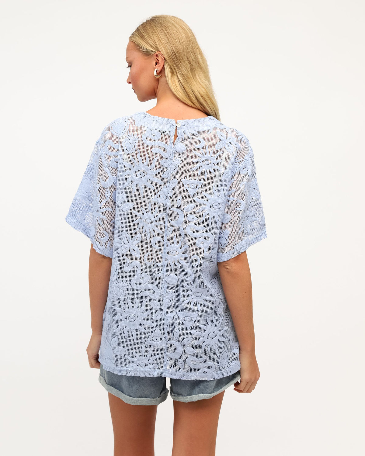 PAPER HEART / SUNS EYE TEE / BLUE / PH14411-1