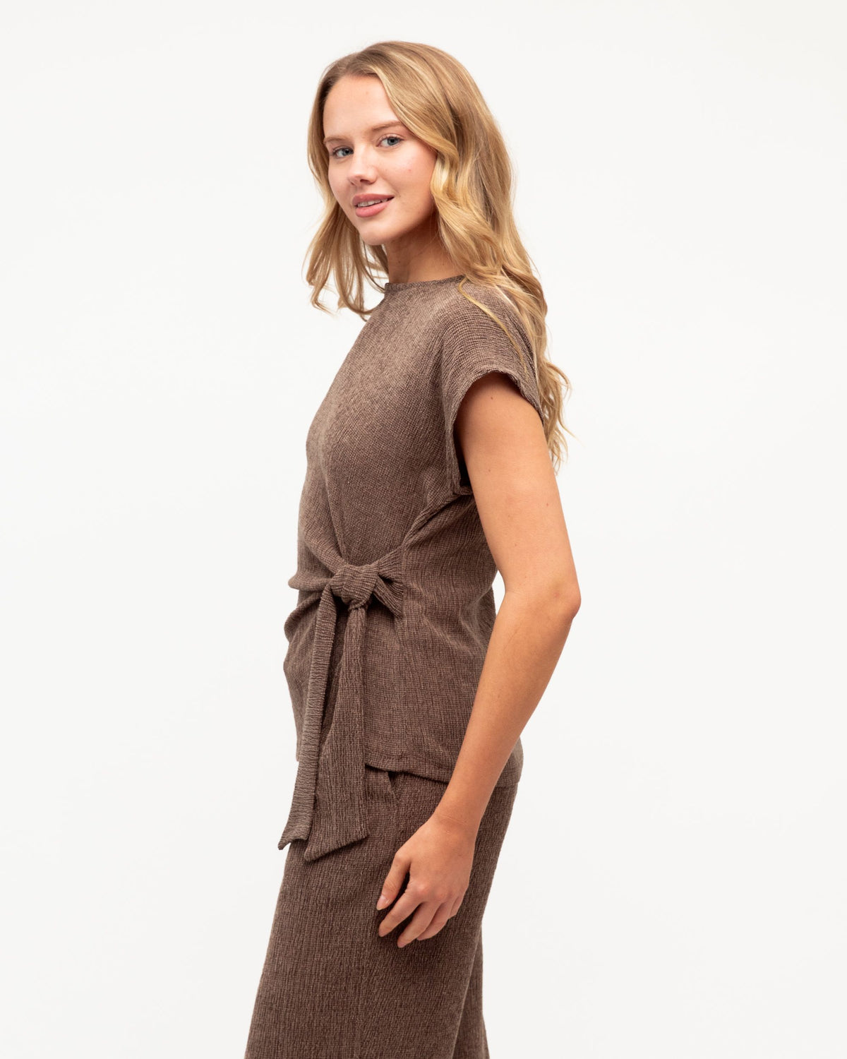 EBBY & I / SOFT TEXTURE BUBBLE PANTS / VV12225