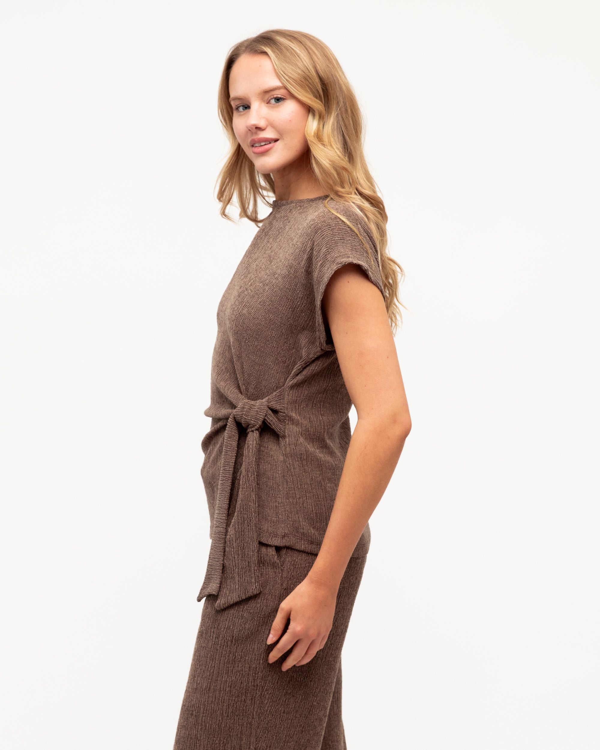 EBBY & I / SOFT TEXTURE BUBBLE PANTS / VV12225