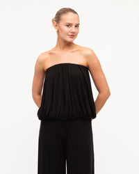 WHITE CLOSET / STRAPLESS BUBBLE TOP / BLACK