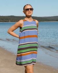 WHITE CLOSET / RESORT GEO SHIFT DRESS / TFE111158