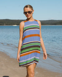 WHITE CLOSET / RESORT GEO SHIFT DRESS / TFE111158