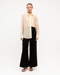 WHITE CLOSET / SHEER SHIRT / TF10475-16