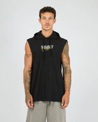 SAINT GOLIATH / FIXTURE HOODED MUSCLE BLACK / 4385025