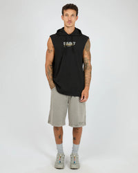 SAINT GOLIATH / FIXTURE HOODED MUSCLE BLACK / 4385025