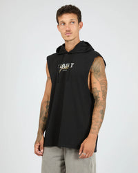 SAINT GOLIATH / FIXTURE HOODED MUSCLE BLACK / 4385025