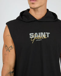 SAINT GOLIATH / FIXTURE HOODED MUSCLE BLACK / 4385025