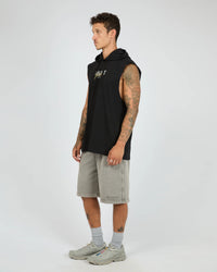 SAINT GOLIATH / FIXTURE HOODED MUSCLE BLACK / 4385025