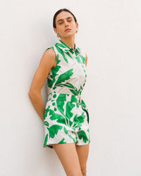WHITE CLOSET / PALM RIO PLAYSUIT / TFE12152