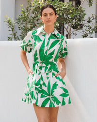 WHITE CLOSET / PALM RIO SHIRT DRESS / TFE12151