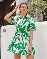 WHITE CLOSET / PALM RIO SHIRT DRESS / TFE12151