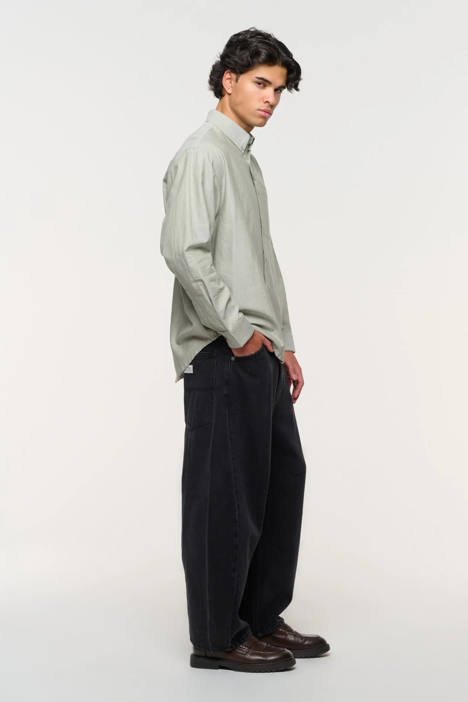 ABRAND / MICKEY OXFORD SHIRT / B63H01