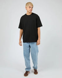 SILENT THEORY / ESSENTIAL FIT TEE BLACK / 40X0194