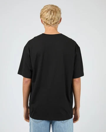 SILENT THEORY / ESSENTIAL FIT TEE BLACK / 40X0194