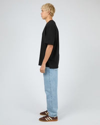 SILENT THEORY / ESSENTIAL FIT TEE BLACK / 40X0194