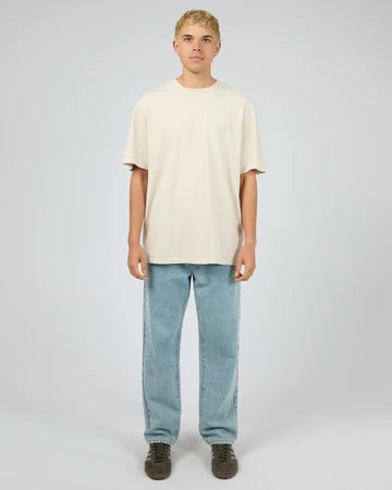 SILENT THEORY / ESSENTIAL FIT TEE NATURAL / 40X0194