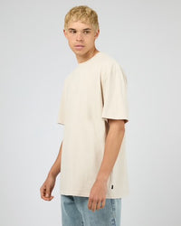 SILENT THEORY / ESSENTIAL FIT TEE NATURAL / 40X0194