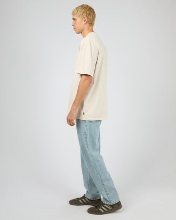 SILENT THEORY / ESSENTIAL FIT TEE NATURAL / 40X0194