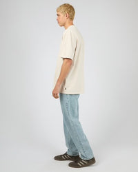 SILENT THEORY / ESSENTIAL FIT TEE NATURAL / 40X0194