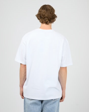 SILENT THEORY / ESSENTIAL FIT TEE WHITE / 40X0194