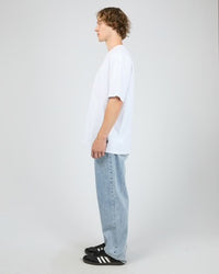 SILENT THEORY / ESSENTIAL FIT TEE WHITE / 40X0194