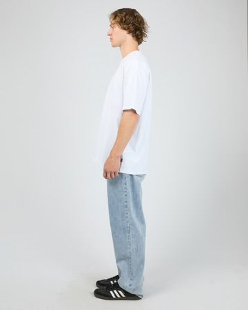 SILENT THEORY / ESSENTIAL FIT TEE WHITE / 40X0194