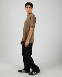 SILENT THEORY / ESSENTIAL FIT TEE MOCHA / 40X0194