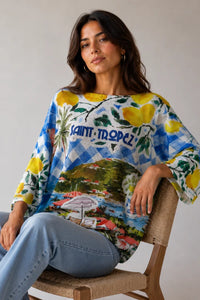LA SOFIA / OPERA KNIT TOP / SAINT TROPEZ /  VLST050