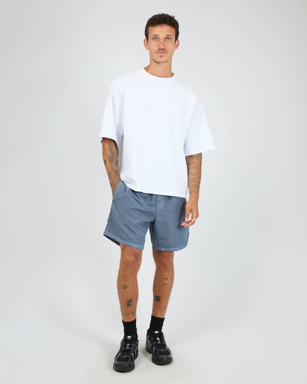 SAINT GOLIATH / ILLUSION SHORT OXFORD BLUE / 4360002