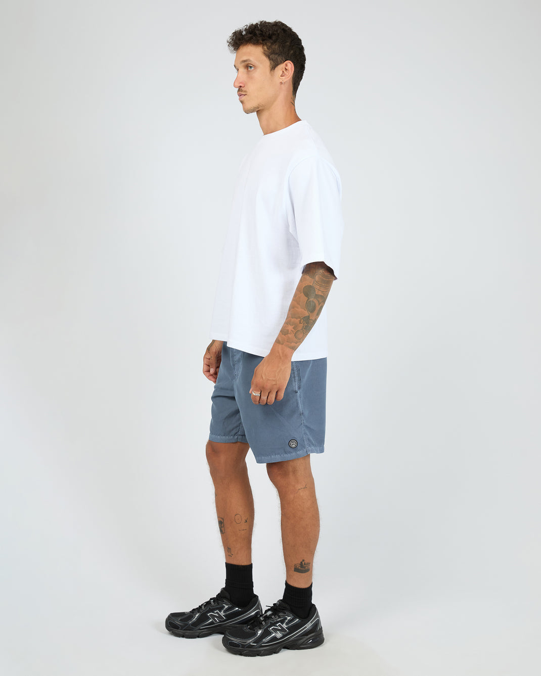 SAINT GOLIATH / ILLUSION SHORT OXFORD BLUE / 4360002