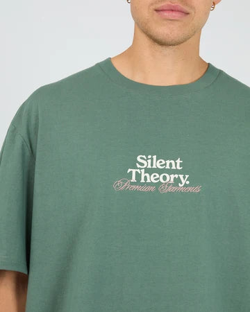 SILENT THEORY / CRITICAL TEE GREEN / 4088101