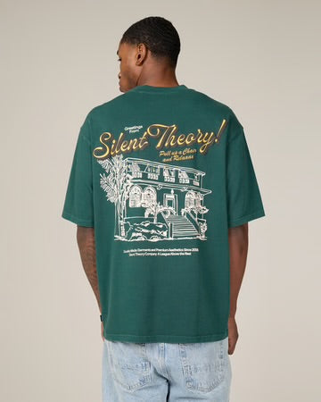 SILENT THEORY/ PULL UP A CHAIR TEE GREEN / 4088118