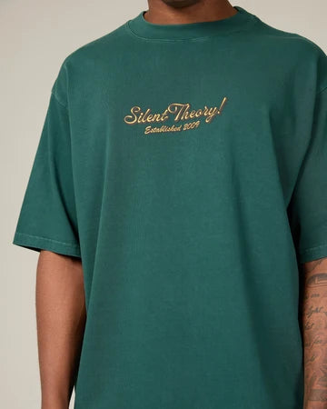 SILENT THEORY/ PULL UP A CHAIR TEE GREEN / 4088118