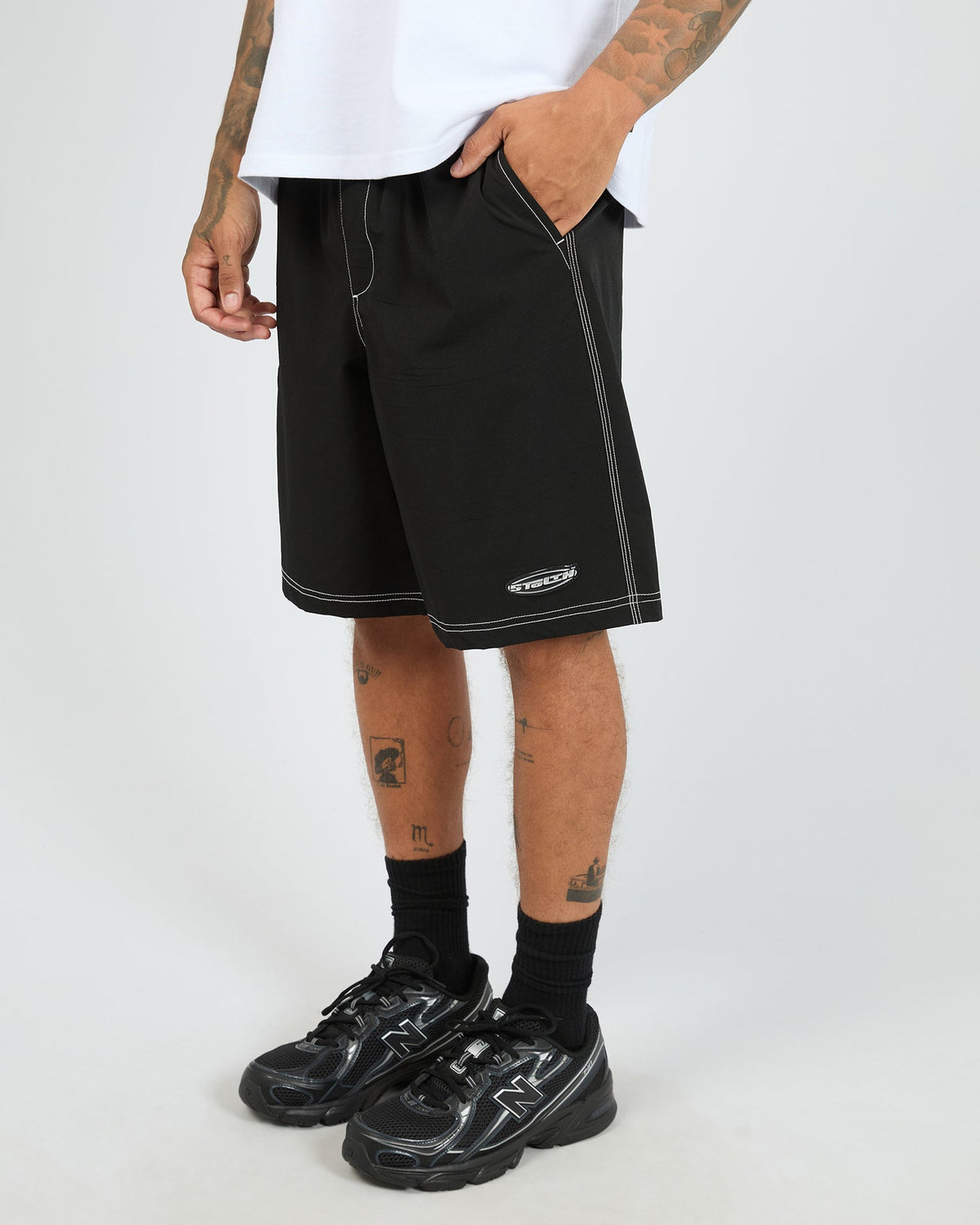 SAINT GOLIATH / HYPERDRIVE BLACK SHORT / 4385048