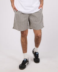 SILENT THEORY / STRIPE LINE NAVY SHORT / 40X0191