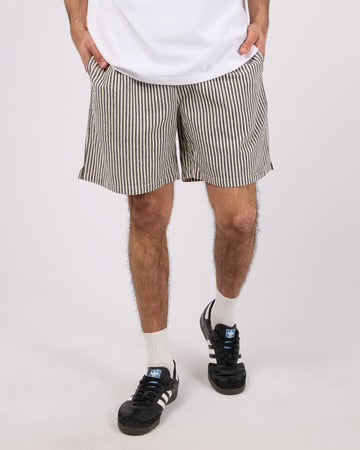 SILENT THEORY / STRIPE LINE NAVY SHORT / 40X0191