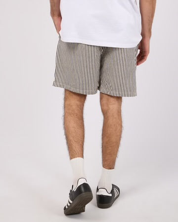 SILENT THEORY / STRIPE LINE NAVY SHORT / 40X0191