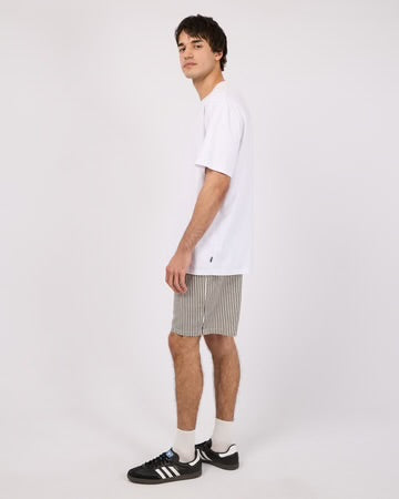 SILENT THEORY / STRIPE LINE NAVY SHORT / 40X0191