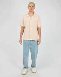 SILENT THEORY / SESSION WAFFLE SS SHIRT NATIONAL / 4058008