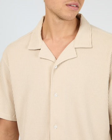 SILENT THEORY / SESSION WAFFLE SS SHIRT NATIONAL / 4058008