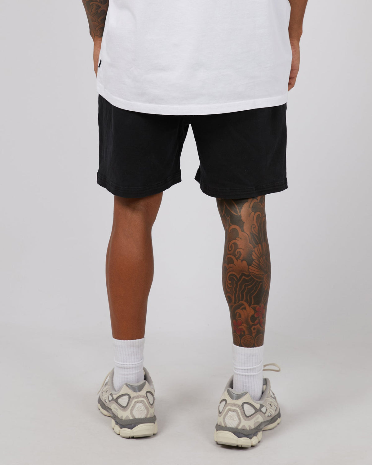 SAINT GOLIATH / 17 INCH TWILL JOGGER WASHED BLACH / 4346010