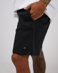 SAINT GOLIATH / 17 INCH TWILL JOGGER WASHED BLACH / 4346010
