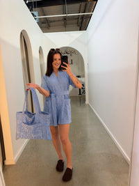 BY FRANKIE / BLUE TOWELLING ROBE / 799-1